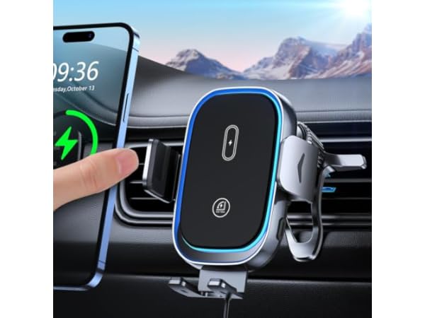 Chargeurs sans fil de téléphone portable pour automobile Vignette