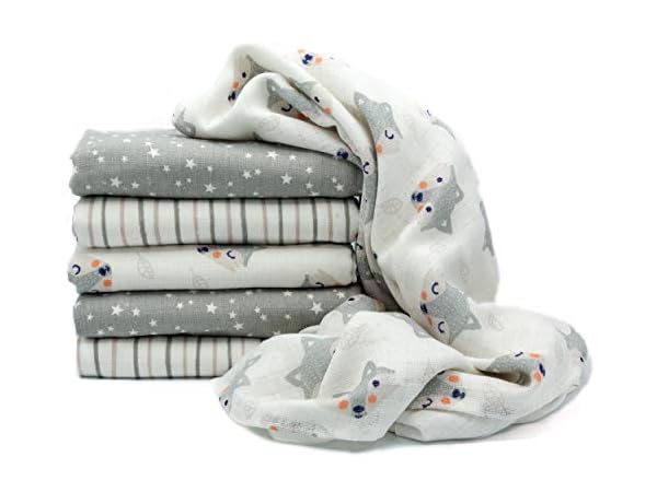 Clevere Kids baby-collection Mulltücher thumbnail