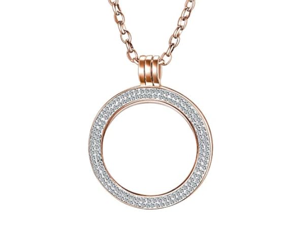 Collares con colgantes de monedas baratos Miniatura