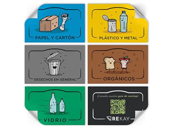 Cubos de reciclaje para el hogar Miniatura