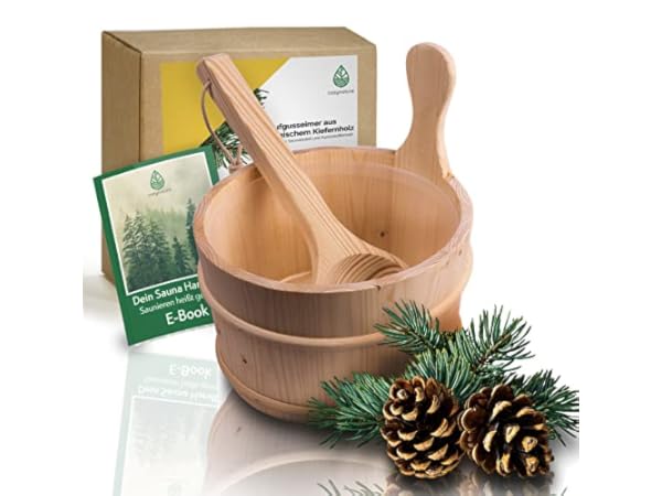 Cubos y cucharones para saunas Miniatura