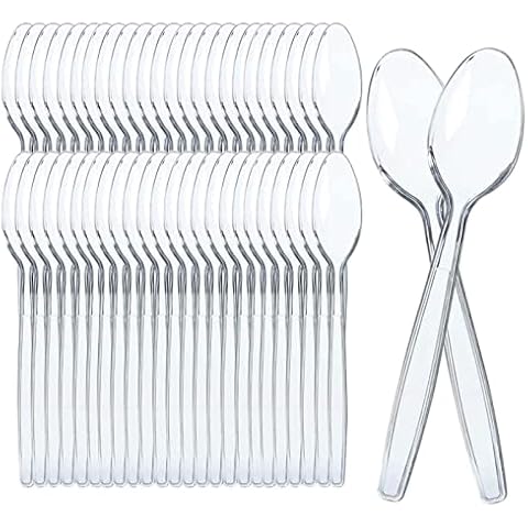 Cuillères jetables en plastique