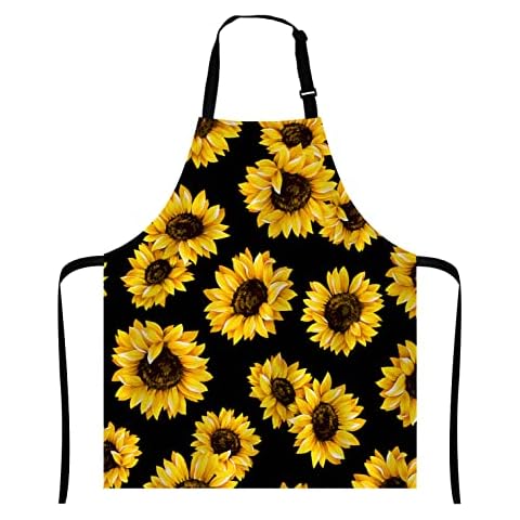 Delantales de cocina de girasol
