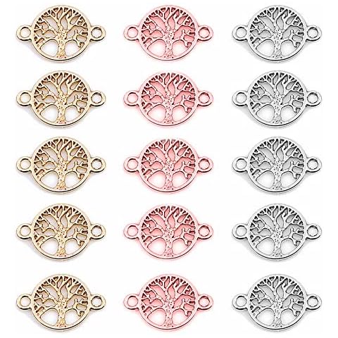 Dijes de oro rosa para bisutería