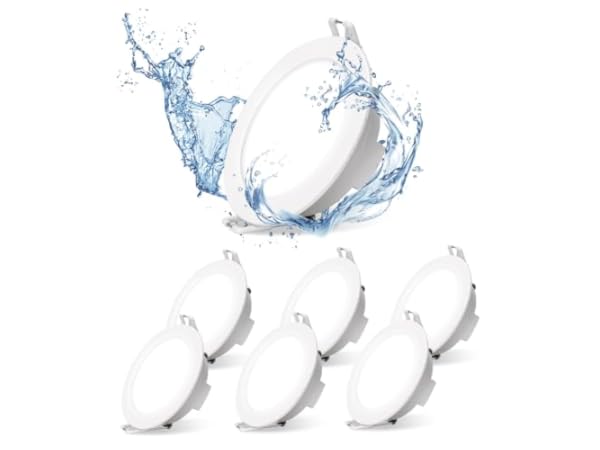 Éclairage encastré de salle de bain Vignette