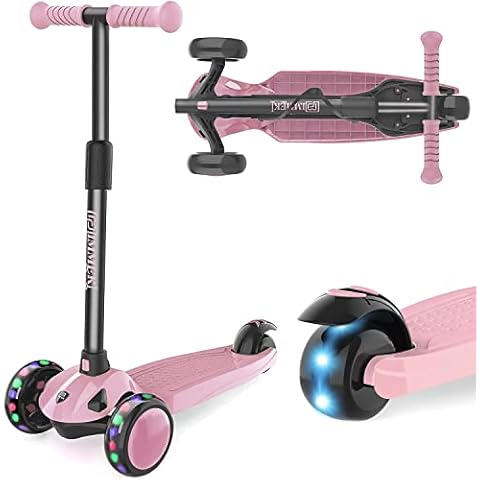 Kinderscooter mit einstellbarer Lenkerhöhe