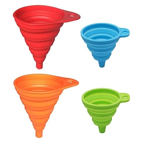 Embudos de silicona para cocina