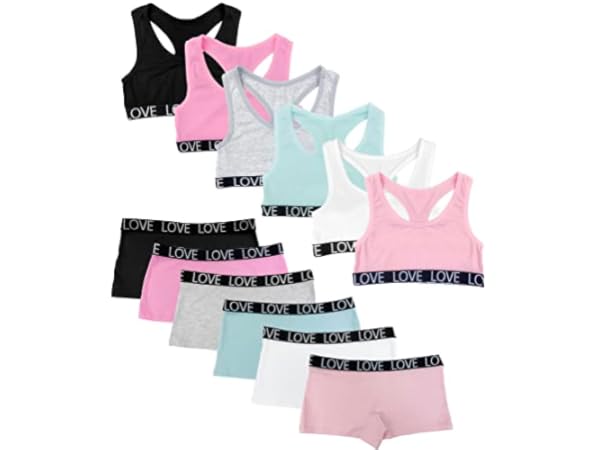 Ensembles de haut et de bas d'entraînement pour filles Vignette