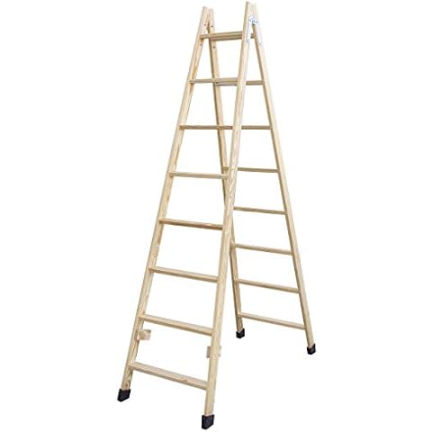 Escaleras de tijera de madera