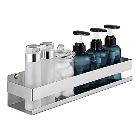 Estanterías de baño de acero