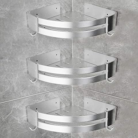 Estanterías triangulares para baño