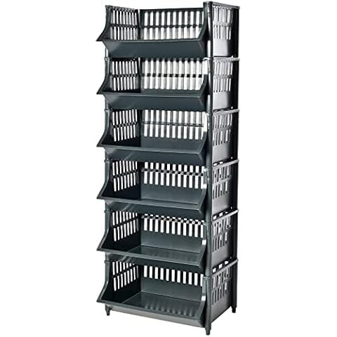 Étagères verticales en plastique