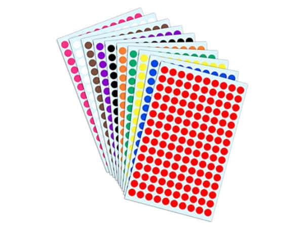 Etiquetas de identificación por colores Miniatura