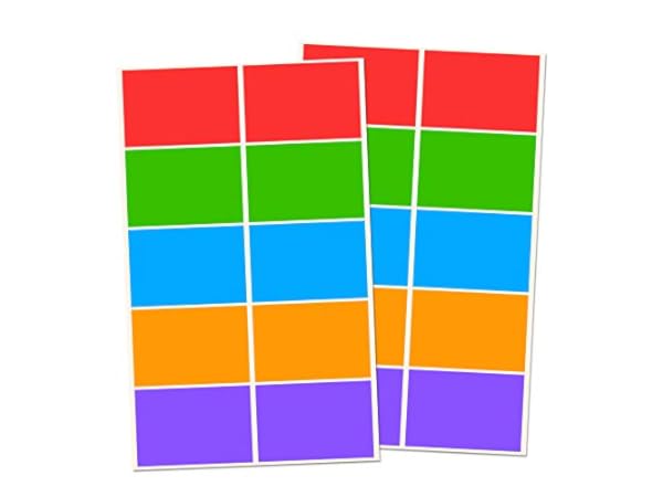 Étiquettes à code-couleur Vignette