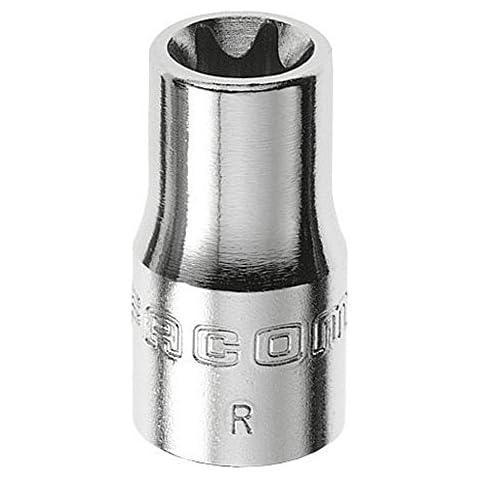 Douille Torx E8 FACOM 1/4" - Pour Vis Mâle Torx | Chromée Brillante - Qualité Pro