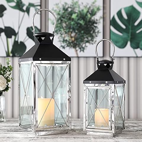 Faroles para velas de acero