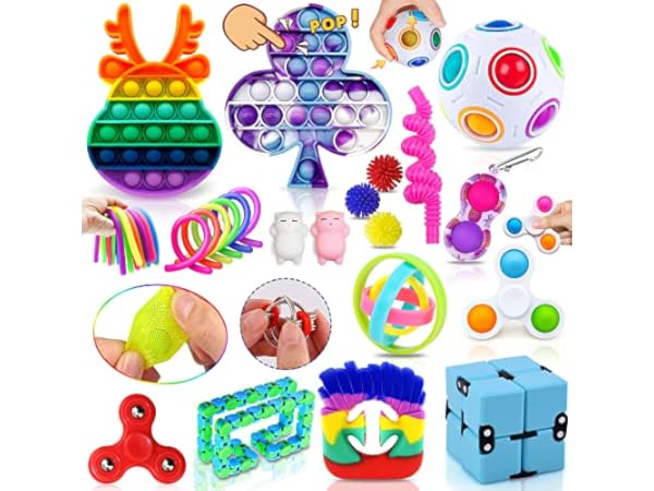 Fidget-Spielzeug-Set mit mehreren Elementen Vorschaubild