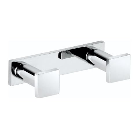 Ganchos percheros de cromo para baño