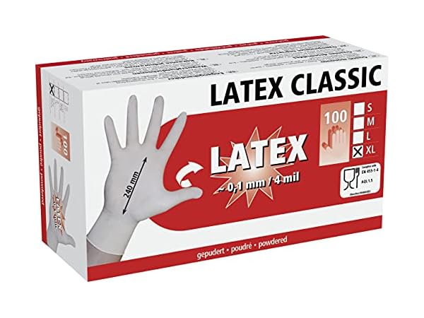 Gants en latex Vignette