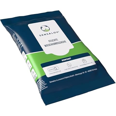 Gants et carrés de toilette pour adultes