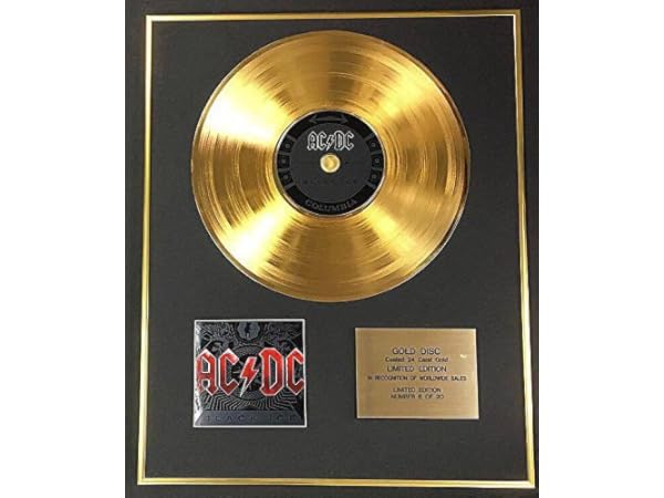 Gerahmte Musikmemorabilien Vorschaubild