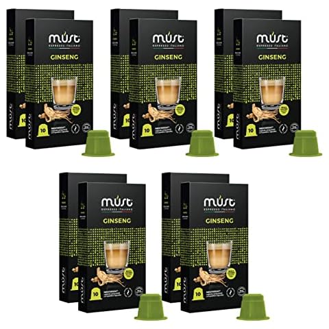 Kaffeekapseln mit Ginseng-Geschmack