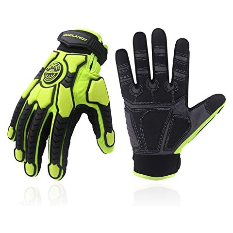 Guantes de trabajo acolchados protectores