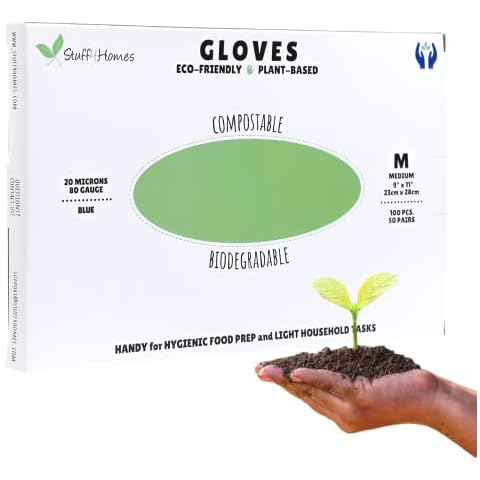 Guantes desechables ecológicos