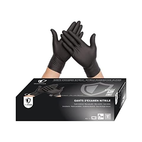 Guantes desechables resistentes a los productos químicos
