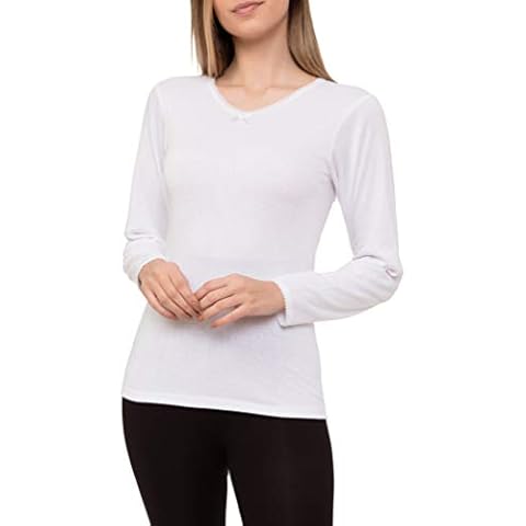 Hauts thermiques en coton pour femmes