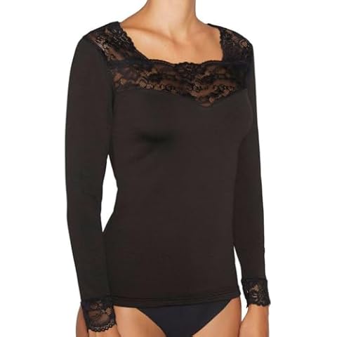 Hauts thermiques en dentelle pour femmes