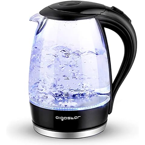 Hervidores de agua eléctricos de cristal