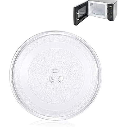 Plateau Tournant Micro-Ondes 24,5 Cm Verre Universel Avec 3 Fixations - Remplacement Assiette