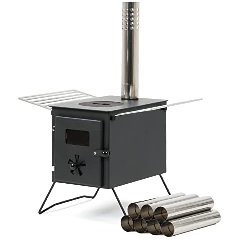 Holzbetriebene Campingherde