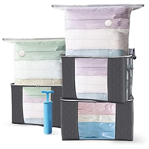Housses de rangement sous vide avec poignée