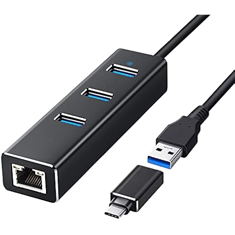 Hubs USB con conector Ethernet