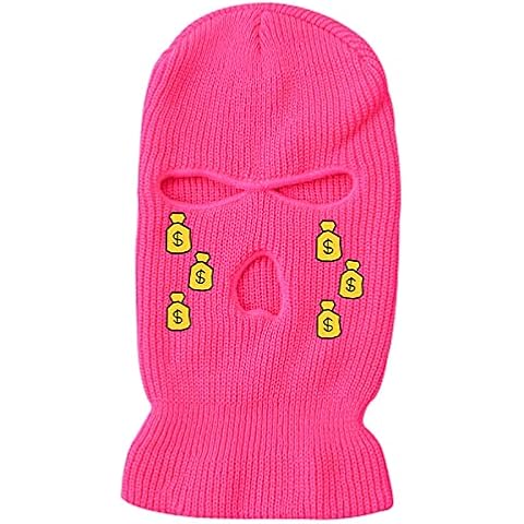 NJCXOLA 2 Pièces Cagoules Fine à 3 Trous Noir - Masque Ski Moto Cyclisme Taille Unique