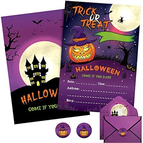 Invitaciones para fiestas de Halloween