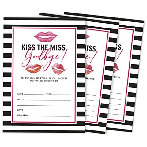 Invitaciones para fiestas a rayas