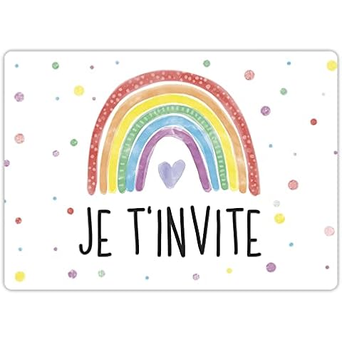 Invitations de fête d'enfants simples