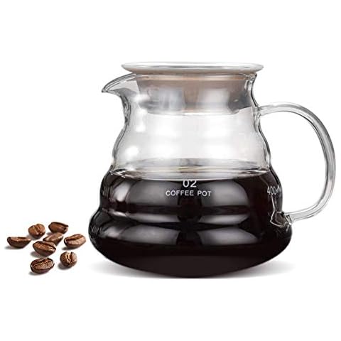 Jarras de café de cristal