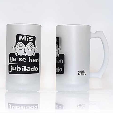 Jarras de cerveza para jubilación