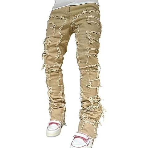 Jeans homme patchwork