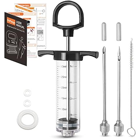 Jeringas de cocina de plástico