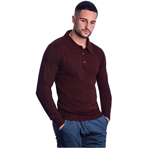 Jerséis con botones para hombres