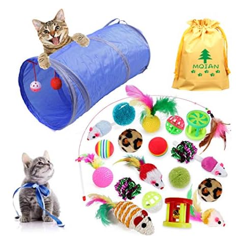 Juguetes con plumas para gatos