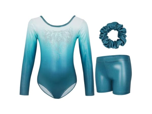 Justaucorps de gymnastique fille Vignette