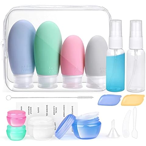 Kits de envases para cosméticos recargables