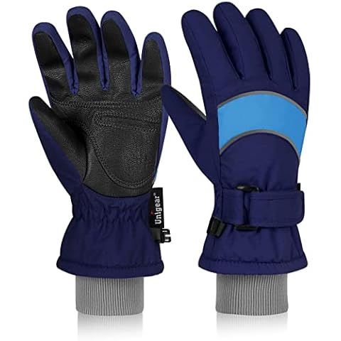 Ski-Handschuhe für Mädchen mit Kordelzug