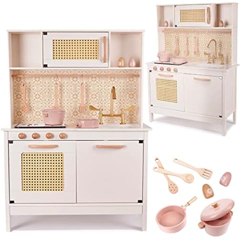 Küchen-Spielzeugsets aus Kiefernholz